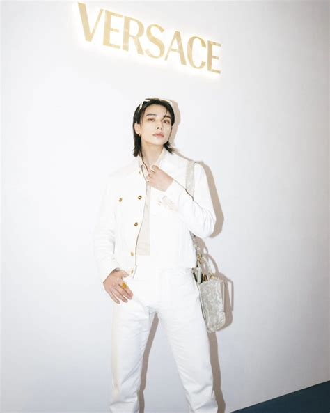 brand ambassador of versace|hyunjin versace ambassador.